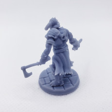 Picture of print of RPG Barbarian- Multipart with build options (32mm scale)