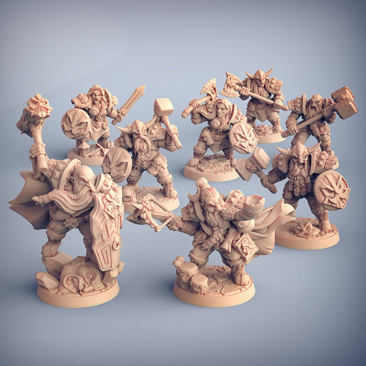 COMPLETE Dwarven Defenders (presupported) image