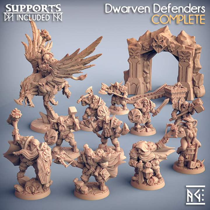 COMPLETE Dwarven Defenders (presupported) image