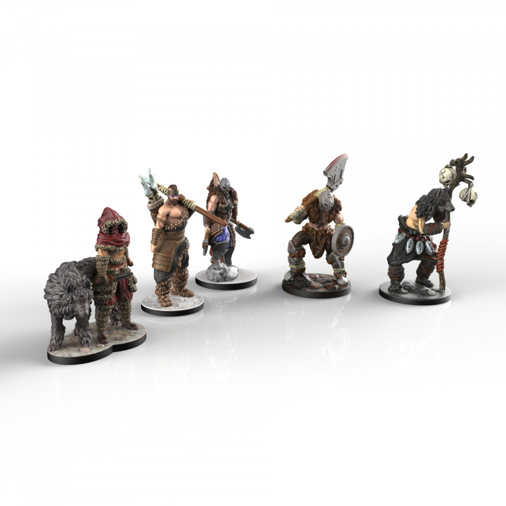 Wolf Paw Tribe Miniature Set image