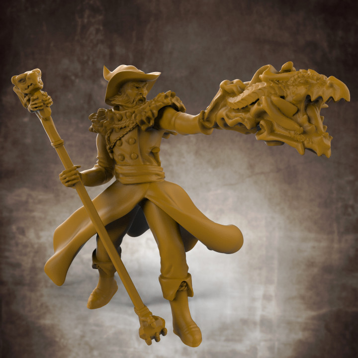 RPG Wizard- Multipart with build options (32mm scale) image