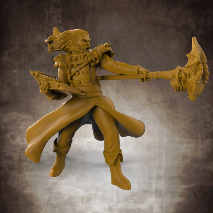 RPG Wizard- Multipart with build options (32mm scale) image