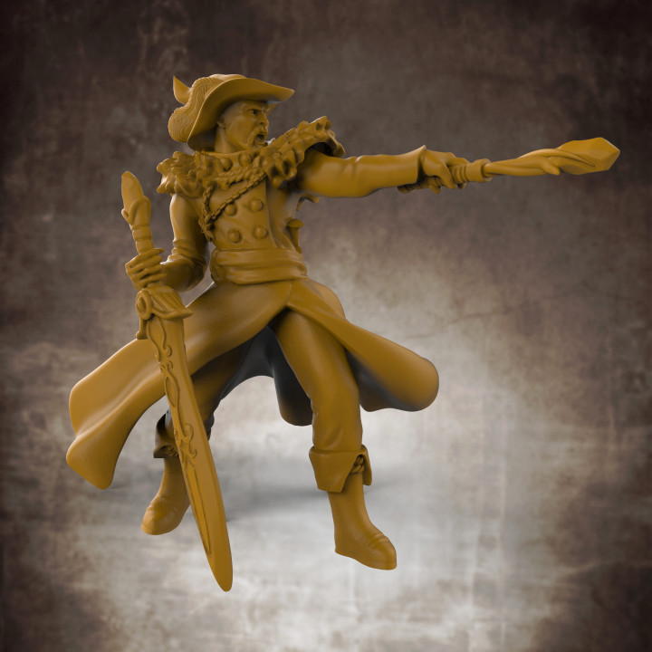 RPG Wizard- Multipart with build options (32mm scale) image