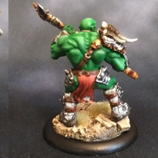 Picture of print of Orc Barbarian - A (Male) Modular