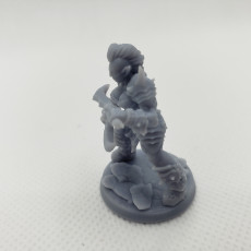 Picture of print of Orc Barbarian - C (Lady) Modular