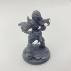 Picture of print of Orc Barbarian - C (Lady) Modular