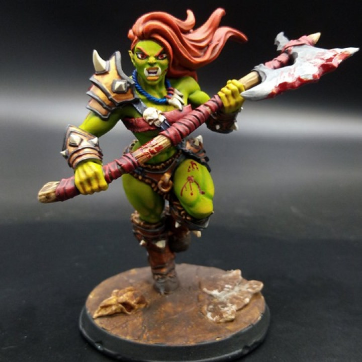 Orc Barbarian - D (Lady) Modular image