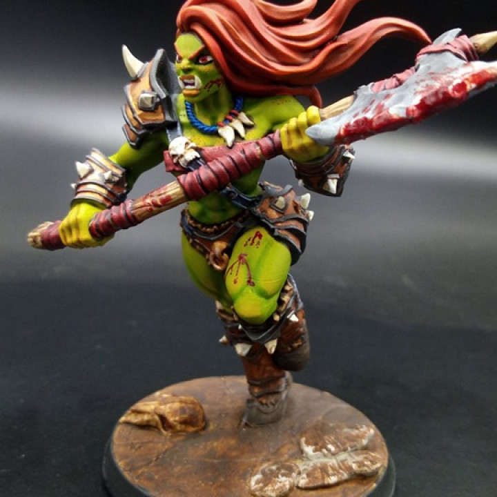 Orc Barbarian - D (Lady) Modular image