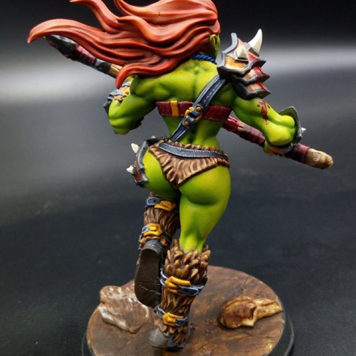 Orc Barbarian - D (Lady) Modular image