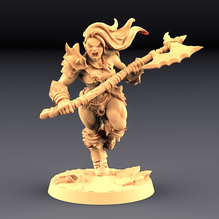 Orc Barbarian - D (Lady) Modular image