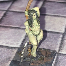 Picture of print of Yagraz - Orc Beauty (Fantasy Pin-Up)