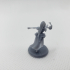 Human Female Wizard (32mm scale miniature) print image