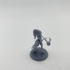 Human Female Wizard (32mm scale miniature) print image