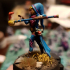 Human Female Wizard (32mm scale miniature) print image