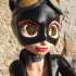 Catwoman, in style, as in stylised! A fan work with love! print image