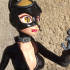 Catwoman, in style, as in stylised! A fan work with love! print image