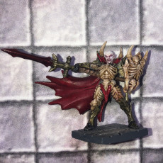 Picture of print of Drakenmir the Bonelord - Soulless/Vampire Necromancer Hero