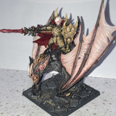 Picture of print of Drakenmir on Bloodhunter - Soulless/Vampire Hero on Dire Bat