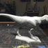 Tyrannosaurus Rex statue print image