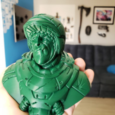 Picture of print of "Sarge" bust