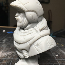 Picture of print of "Sarge" bust