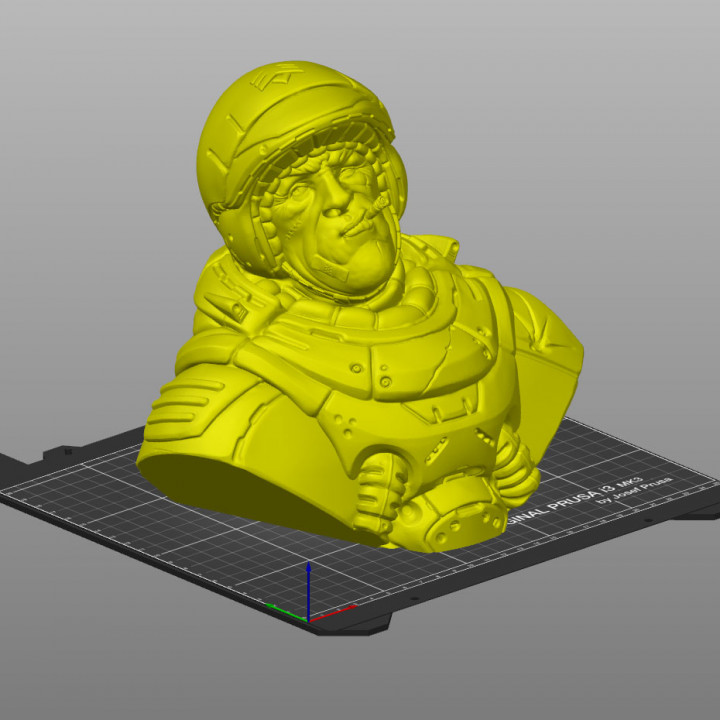 "Sarge" bust image