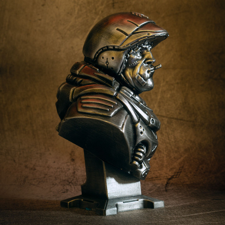 "Sarge" bust image