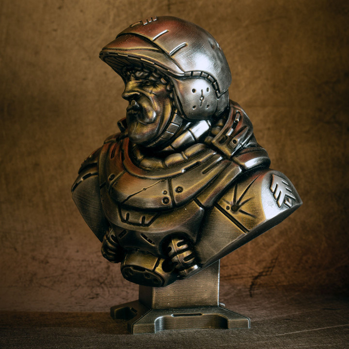 "Sarge" bust image