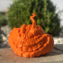 Evil Grinning Pumpkin Head print image