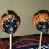 Evil Pumpkin Skulls print image