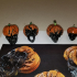 Evil Pumpkin Skulls print image