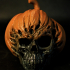 Evil Pumpkin Skulls print image