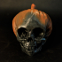 Evil Pumpkin Skulls print image