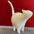 Cat decorative object print image