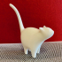 Cat decorative object print image