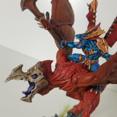 Picture of print of Xol'Toa on Sky-Terror - Goldmaw Lizard Prince Hero on Sky Terror