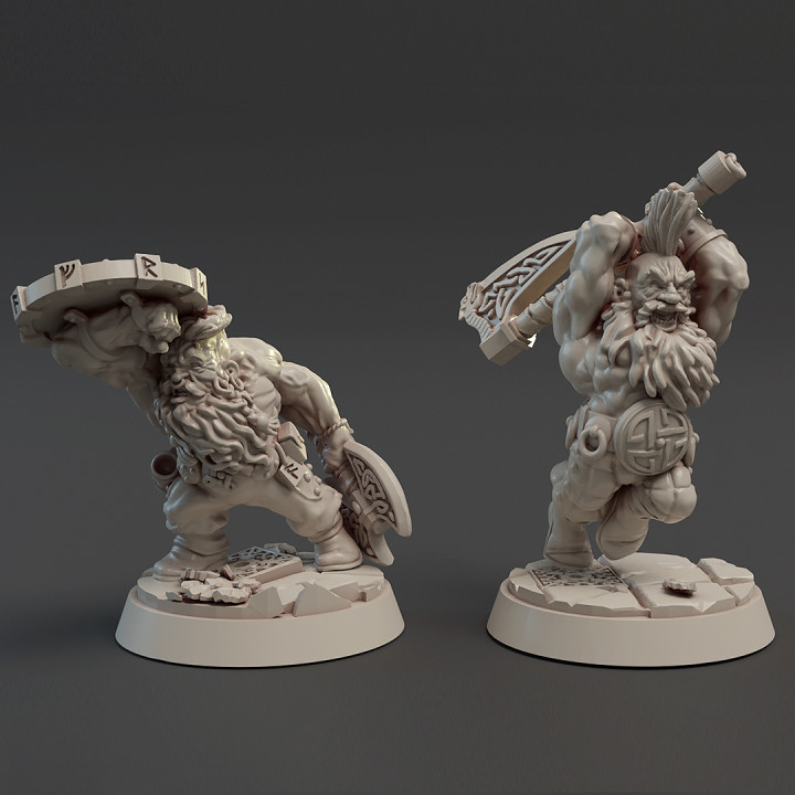 Iro & Kez - Dwarf berzerkers image