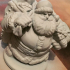 Dwarven Santa Miniature print image