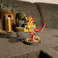 Picture of print of Goldmaw Lizard - 2 Modular Units (Ladies)