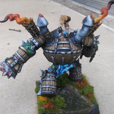 Picture of print of Sparksoot Scrap Golem