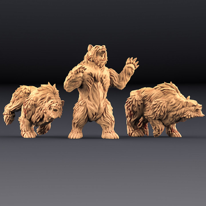 Giant Bears - 3 Units (AMAZONS! Kickstarter) image