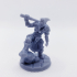 Male Barbarian (32mm Scale Miniature) print image