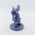 Male Barbarian (32mm Scale Miniature) print image