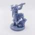 Male Barbarian (32mm Scale Miniature) print image