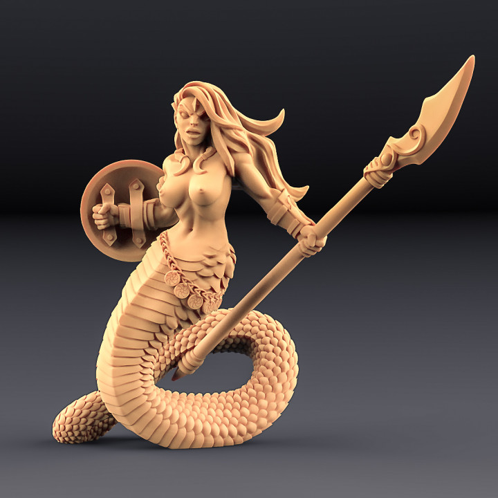 Snakewoman Guards - 3 Units (AMAZONS! Kickstarter) image