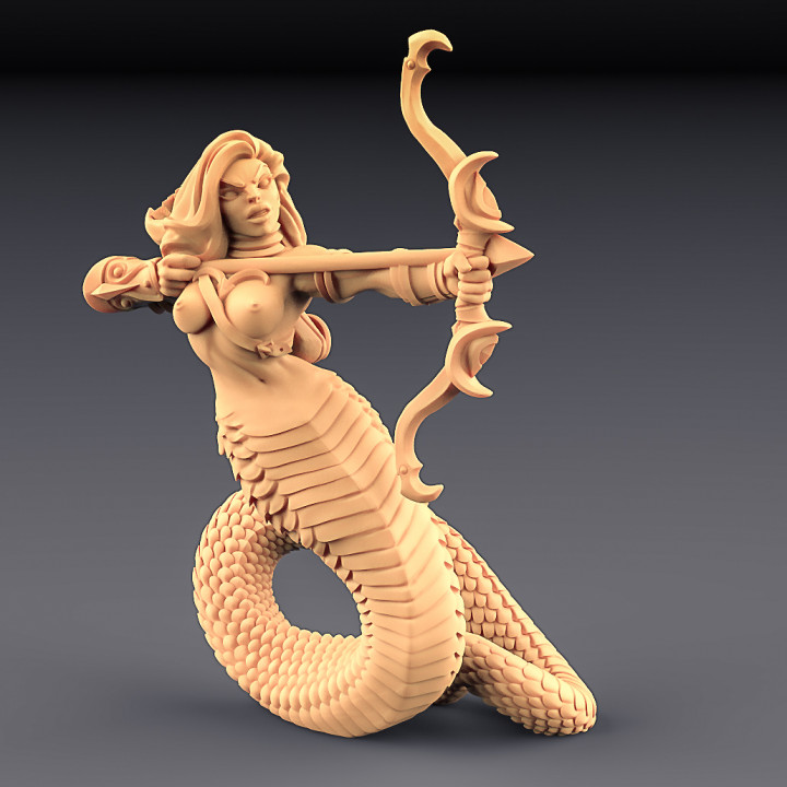 Snakewoman Archers - 3 Units (AMAZONS! Kickstarter) image