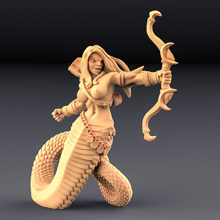 Snakewoman Archers - 3 Units (AMAZONS! Kickstarter) image