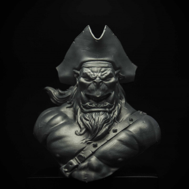 Pirate Ork Captain Bust image