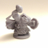 Dwarf Cleric Miniature print image