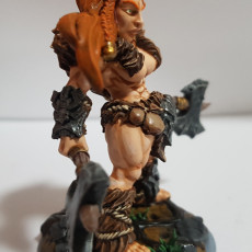 Picture of print of Hildara Bloodrage - Dwarf Berserk Heroine (AMAZONS! Kickstarter)